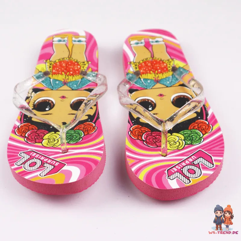 LOL Surprise - FlipFlops für Mädchen - WS-Trend.de Kinder Zehentrenner - Latschen 26 - 33