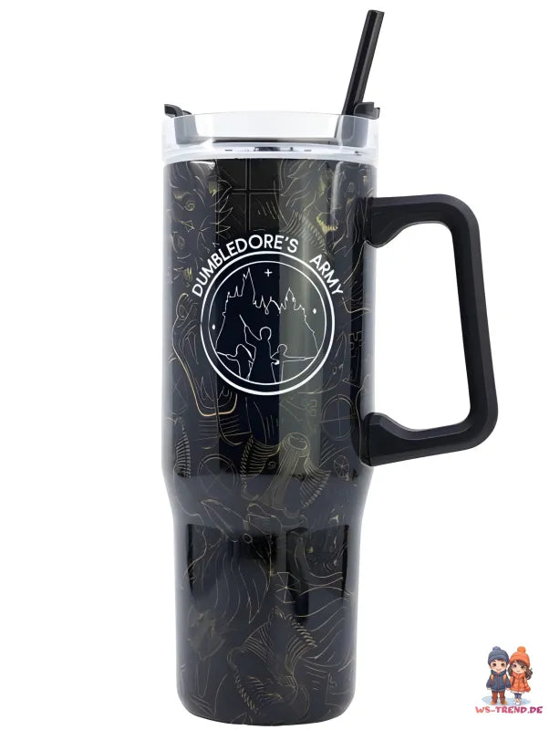 Harry Potter Hogwarts Edelstahl XL Iso Kaffeebecher Thermobecher To-Go 940 ml - WS-Trend.de