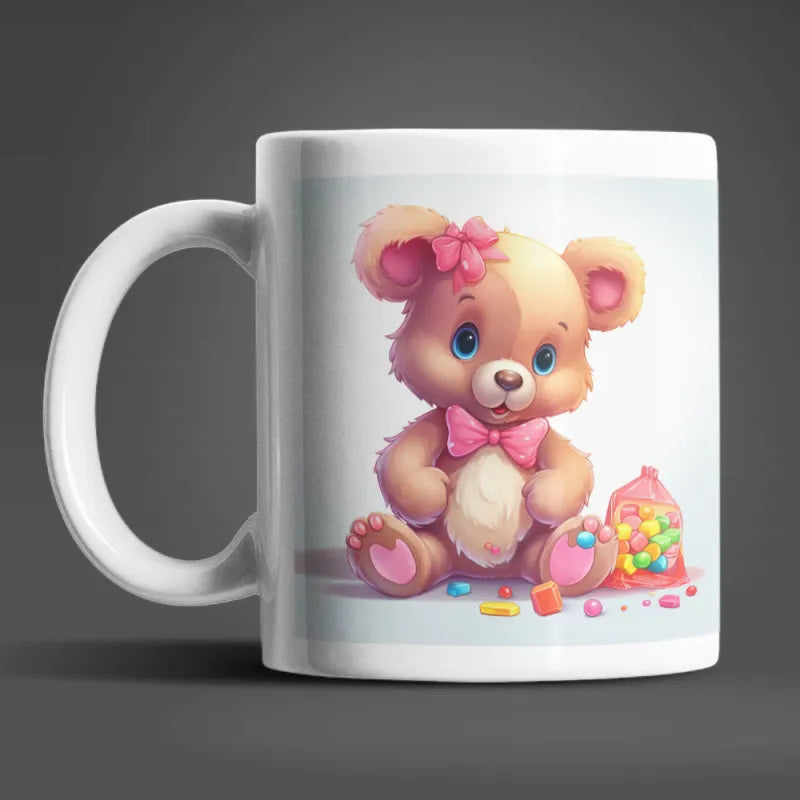 Süßer Teddybär Sweet Candy Kaffeetasse Teetasse Tasse Geschenkidee 330 ml - WS-Trend.de
