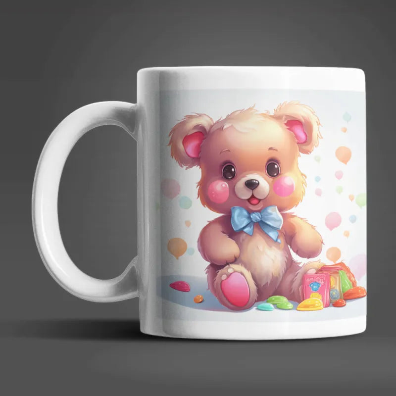 Süßer Teddybär Sweet Candy Kaffeetasse Teetasse Tasse Geschenkidee 330 ml - WS-Trend.de