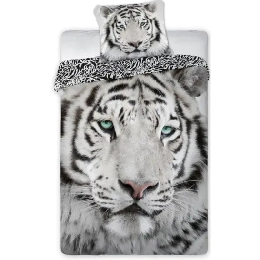 White Tiger Bettwäsche 2tlg Set 135-140x200 70x90 cm 100% Baumwolle - WS-Trend.de
