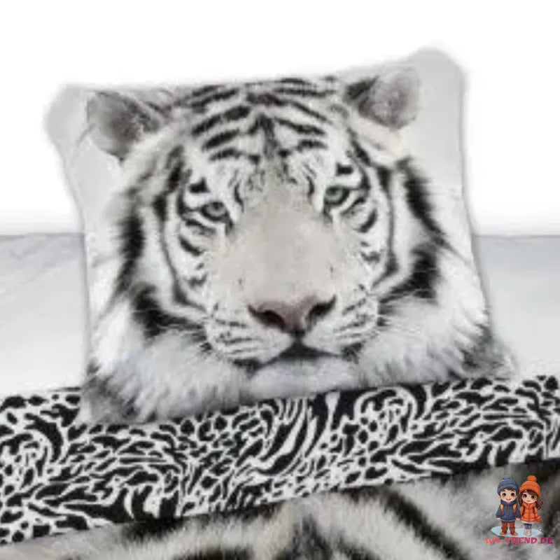 White Tiger Bettwäsche 2tlg Set 135-140x200 70x90 cm 100% Baumwolle - WS-Trend.de