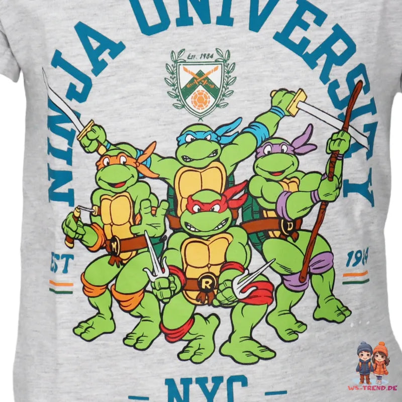 Teenage Mutant Ninja Turtles Kinder Jungen T-Shirt Kurzarm Shirt - WS-Trend.de Gr. 104-134