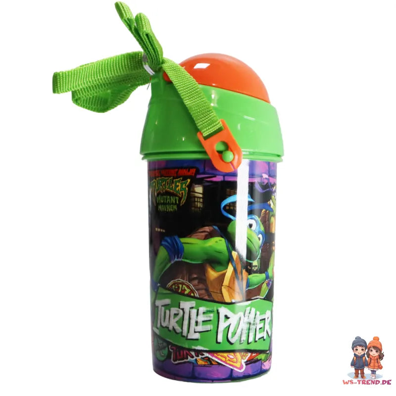 Teenage Mutant Ninja Turtles Wasserflasche Trinkflasche Flasche 500 ml WS Trend.de