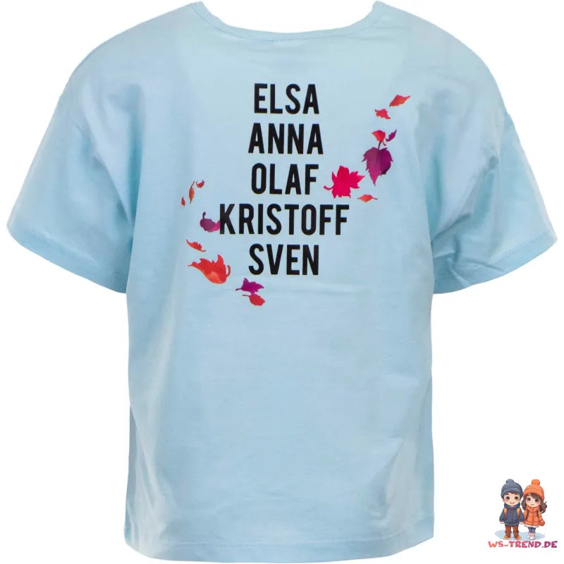 Disney Die Eiskönigin Elsa Anna Kinder Mädchen T-Shirt Shirt - WS-Trend.de Top Gr. 104 - 128