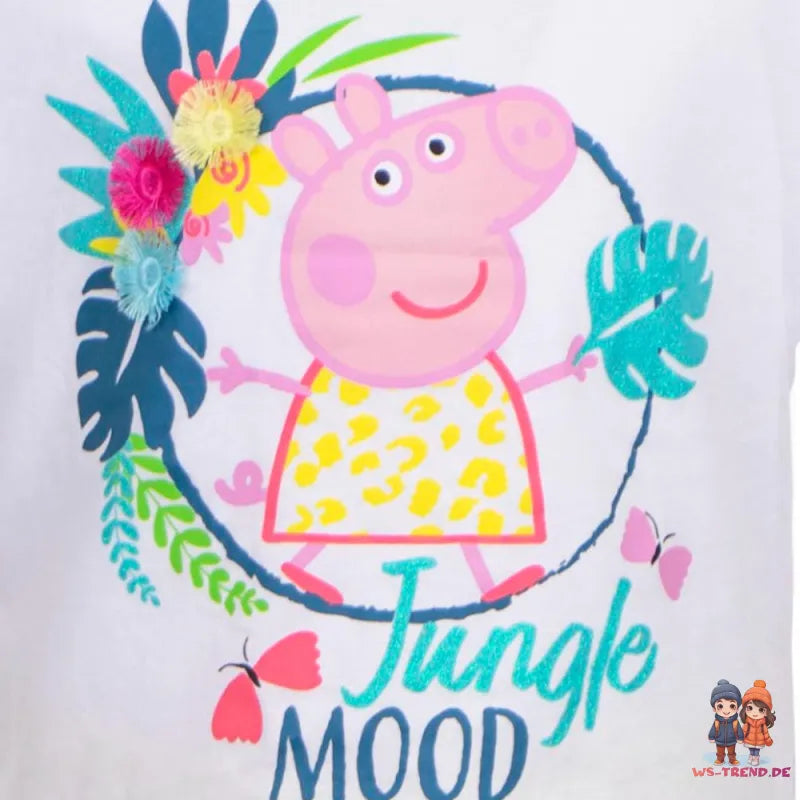 Peppa Pig Wutz Kinder Mädchen Sommerset Shorts plus T-Shirt - WS-Trend.de Baumwolle