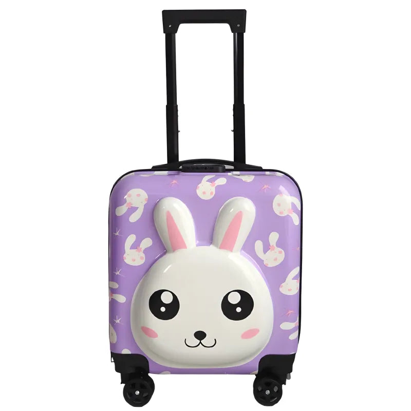 Hase 3D Kinder Trolley Kinderkoffer ABS Kindertrolley 45x35x25 cm WS Trend.de