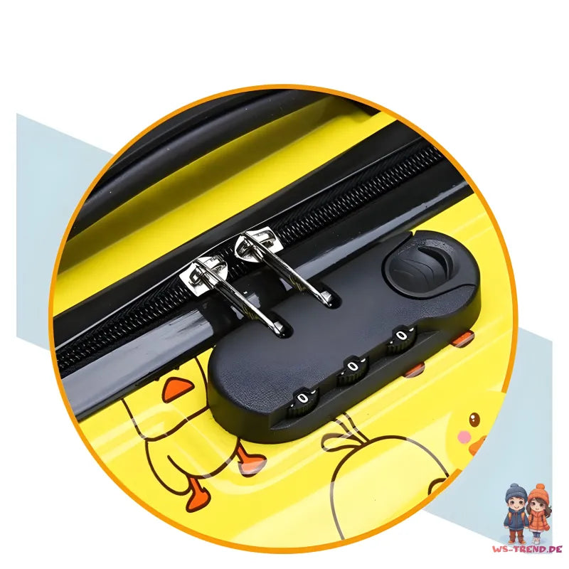 Löwe 3D Kinder Trolley Kinderkoffer ABS Kindertrolley 45x35x25 cm - WS-Trend.de