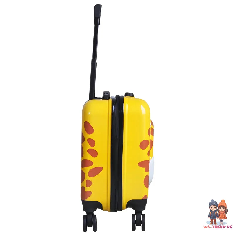 Giraffe 3D Kinder Trolley Kinderkoffer ABS Kindertrolley 45x35x25 cm - WS-Trend.de