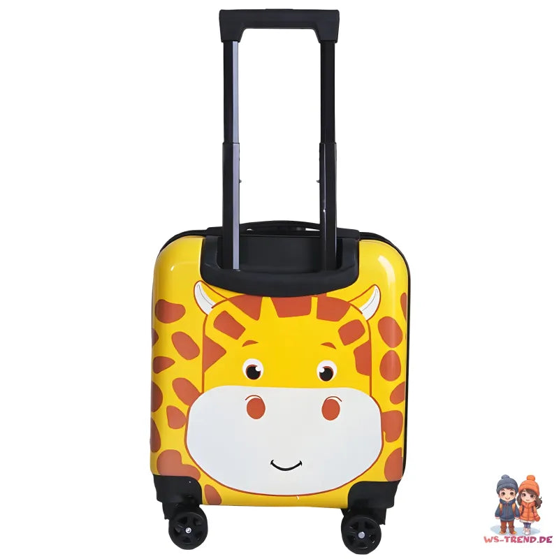 Giraffe 3D Kinder Trolley Kinderkoffer ABS Kindertrolley 45x35x25 cm - WS-Trend.de
