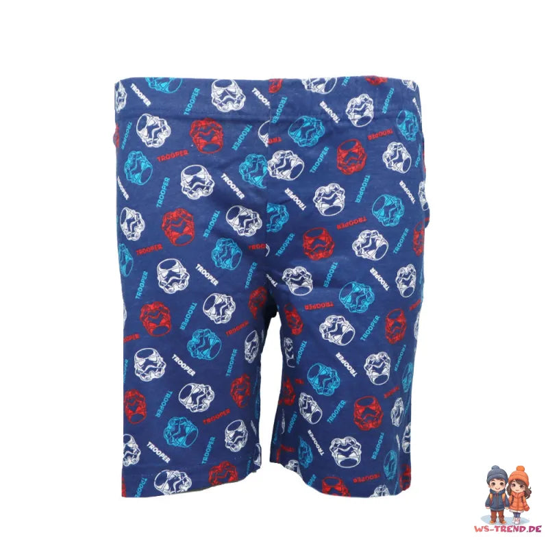 Disney Star Wars Storm Trooper Kinder Pyjama - WS-Trend.de Schlafanzug kurz 110-140 Motivwahl