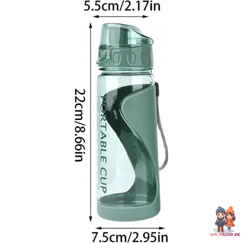Sportflasche Wasserflasche Trinkflasche Flasche 600 ml - WS-Trend.de