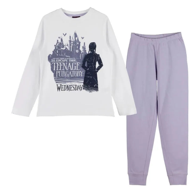 Adams Wednesday Mädchen Schlafanzug Pyjama Nachtwäsche - WS-Trend.de Gr. 110-152 Baumwolle