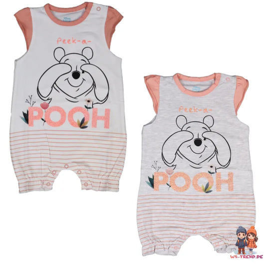 Winnie der Puuh Baby Kurzarm Strampler - WS-Trend.de Disney Pooh Body Schlafanzug 62 bis 86