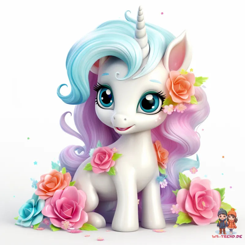 Süßes Einhorn Kinder Teetasse Tasse Geschenkidee 330 ml - WS-Trend.de Geschenk