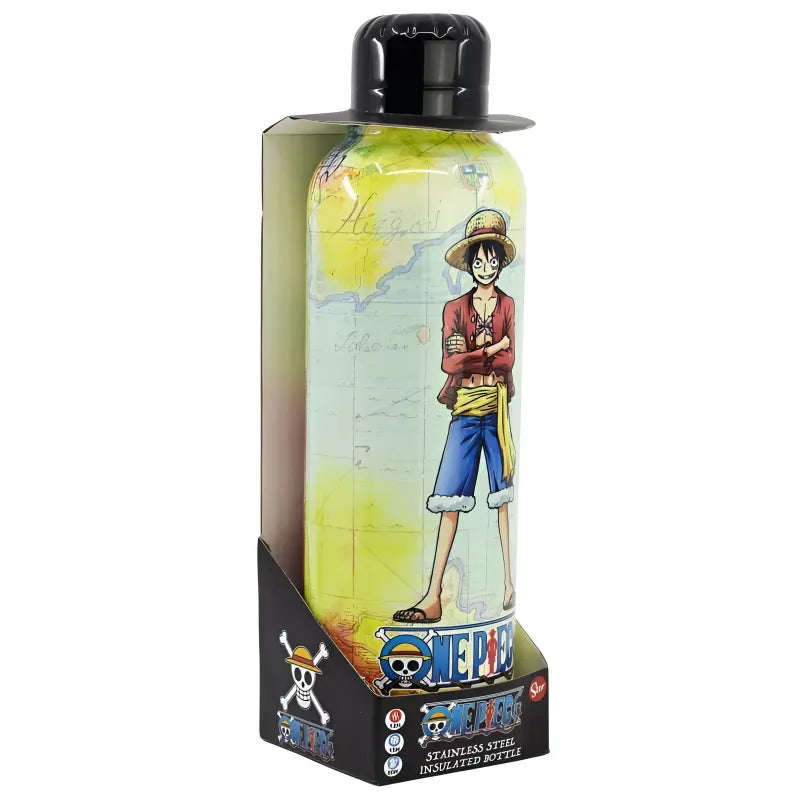 Anime One Piece Ruffy Edelstahl Wasserflasche Trinkflasche Flasche 515 ml - WS-Trend.de