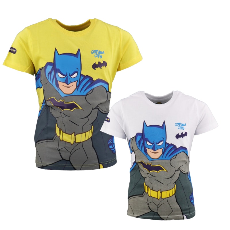 DC Comics Batman Batmobile 100% Gr. Kinder – 104-134 WS-Trend Jungen Kurzarm T-Shirt Baumwolle 