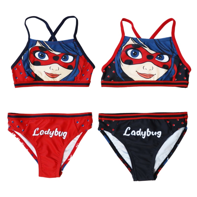 Miraculous Ladybug Kinder Badeanzug Bikini - WS-Trend.de Bademode für Mädchen Gr. 104 - 128
