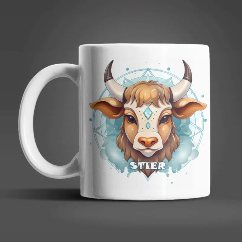 Sternzeichen Tierkreis Kaffeetasse Tasse Geschenkidee Geschenk 330 ml - WS-Trend.de Teetasse