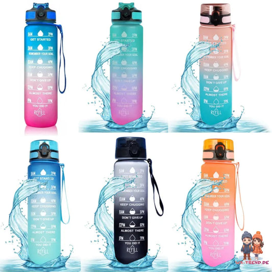 XL Sportflasche Wasserflasche Trinkflasche Flasche 1000 ml - WS-Trend.de