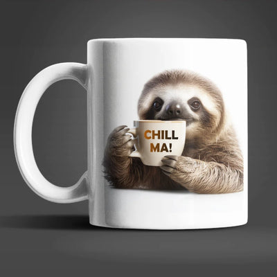 Faultier Stressfreie Kaffeetasse Teetasse Tasse Geschenkidee Geschenk 330 ml - WS-Trend.de