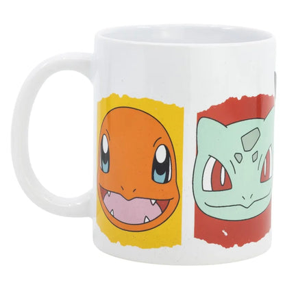 Pokemon Pikachu Bisasam Glumanda Shiggy Kaffeetasse Teetasse 330 ml - WS-Trend.de Tasse Geschenkidee