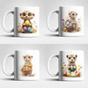 Ostern Erdmännchen Ostereier Kaffeetasse Teetasse Tasse Geschenkidee 325 ml