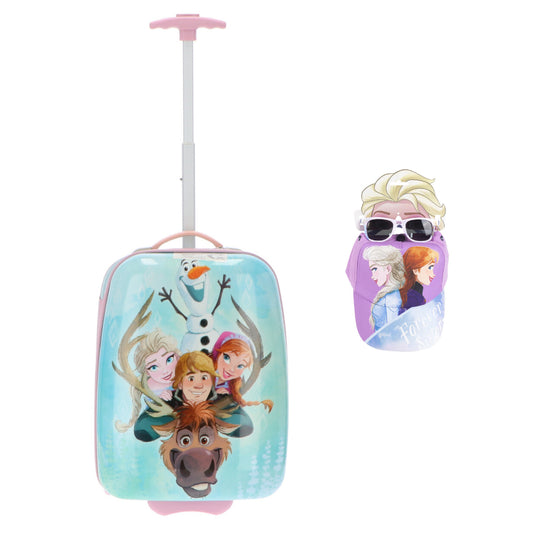 Disney Die Eiskönigin 3 tlg Set Trolley Kinderkoffer Basecap Sonnenbrille
