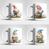 Ostern Gnom Ostereier Kaffeetasse Teetasse Tasse Geschenkidee 325 ml