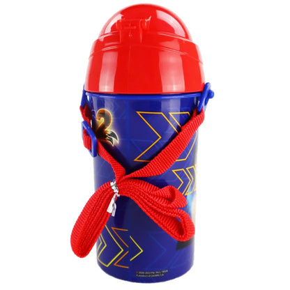 Sonic The Hedgehog Trinkflasche Flasche mit Trinkhalm Gurt 500 ml - WS-Trend.de