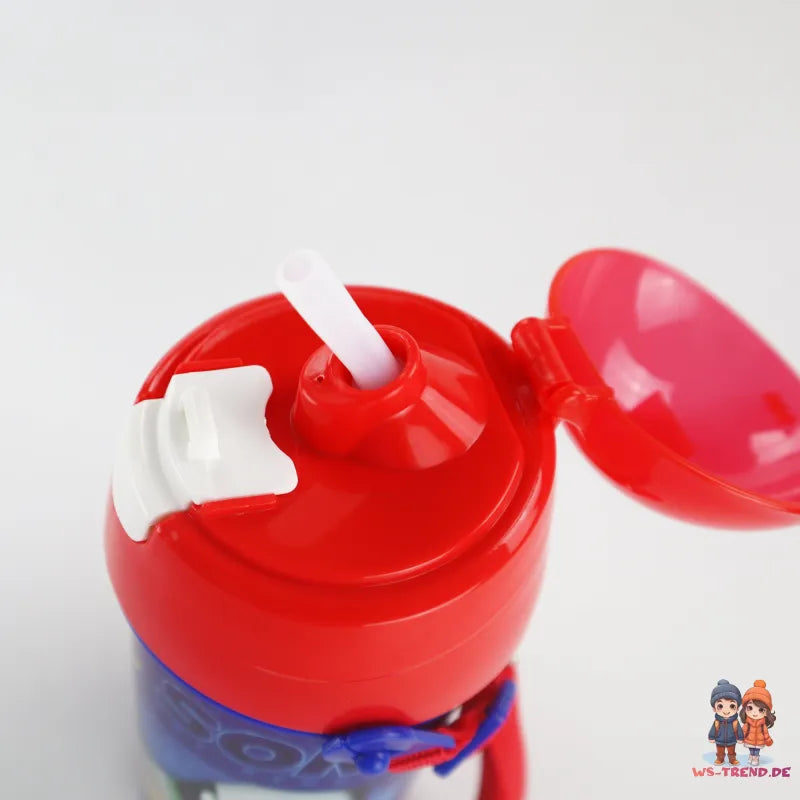 Sonic The Hedgehog Trinkflasche Flasche mit Trinkhalm Gurt 500 ml - WS-Trend.de