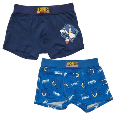 Sonic the Hedgehog Jungen Boxershorts Unterhose 2er Pack - WS-Trend.de