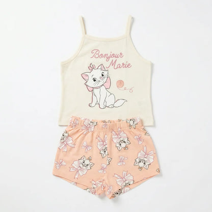 Disney Aristocats Marie Kinder Schlafanzug Pyjama Shirt Shorts - WS-Trend.de