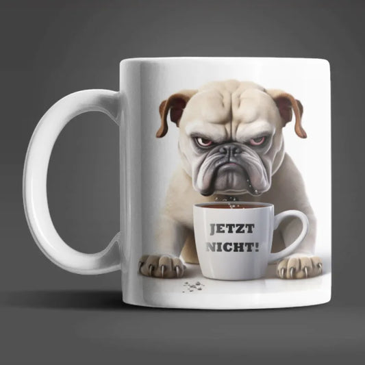 Hund JETZT NICHT Kaffeetasse Teetasse Tasse Geschenkidee 330 ml - WS-Trend.de
