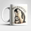 Pinguin Immer an deiner Seite Kaffeetasse Teetasse Tasse Geschenkidee 325 ml