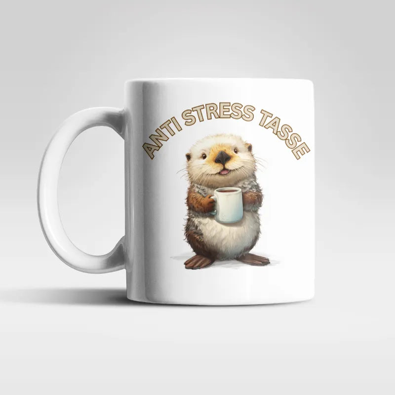Anti Stress See Otter Kaffeetasse Teetasse Tasse Geschenkidee 325 ml - WS-Trend.de