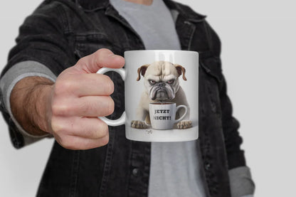 Hund JETZT NICHT Kaffeetasse Teetasse Tasse Geschenkidee 330 ml - WS-Trend.de