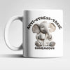 Anti Stress Ruhemodus Elefant Kaffeetasse Teetasse Tasse Geschenkidee 325 ml