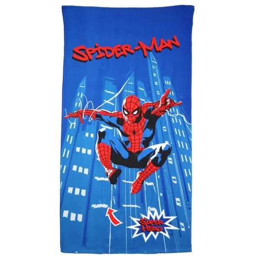 Marvel Spiderman Mikrofaser Strandtuch Badetuch XL 70x140 cm - WS-Trend.de Duschtuch