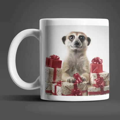 Erdmännchen Geschenke Weihnachten Kaffeetasse Teetasse Tasse Geschenkidee 330 ml - WS-Trend.de