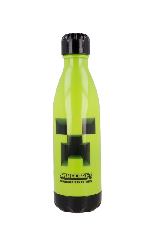 Minecraft Creeper Wasserflasche 660 ml - WS-Trend.de Trinkflasche Flasche in Grün