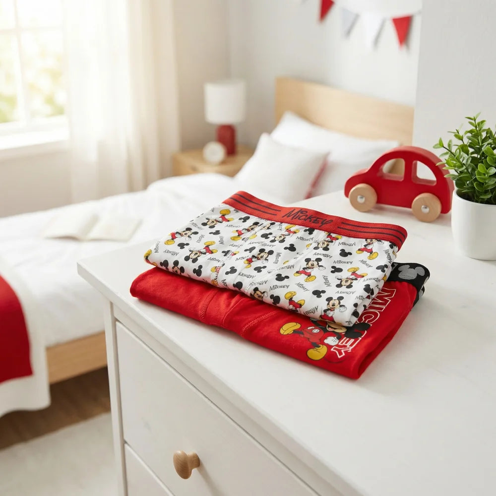 Disney Mickey Maus Kinder Boxershorts 2er Pack Jungen - WS-Trend.de