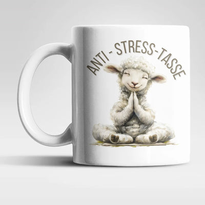 Anti Stress Schäfchen Schaf Kaffeetasse Teetasse Tasse Geschenkidee 325 ml - WS-Trend.de