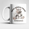 Anti Stress Ruhemodus Hippo Kaffeetasse Teetasse Tasse Geschenkidee 325 ml