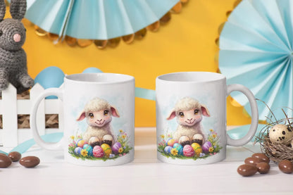 Ostern Schaaf Ostereier Kaffeetasse Teetasse Tasse Geschenkidee 325 ml - WS-Trend.de