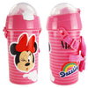 Disney Minnie Maus Trinkflasche Flasche mit Trinkhalm Gurt 500 ml