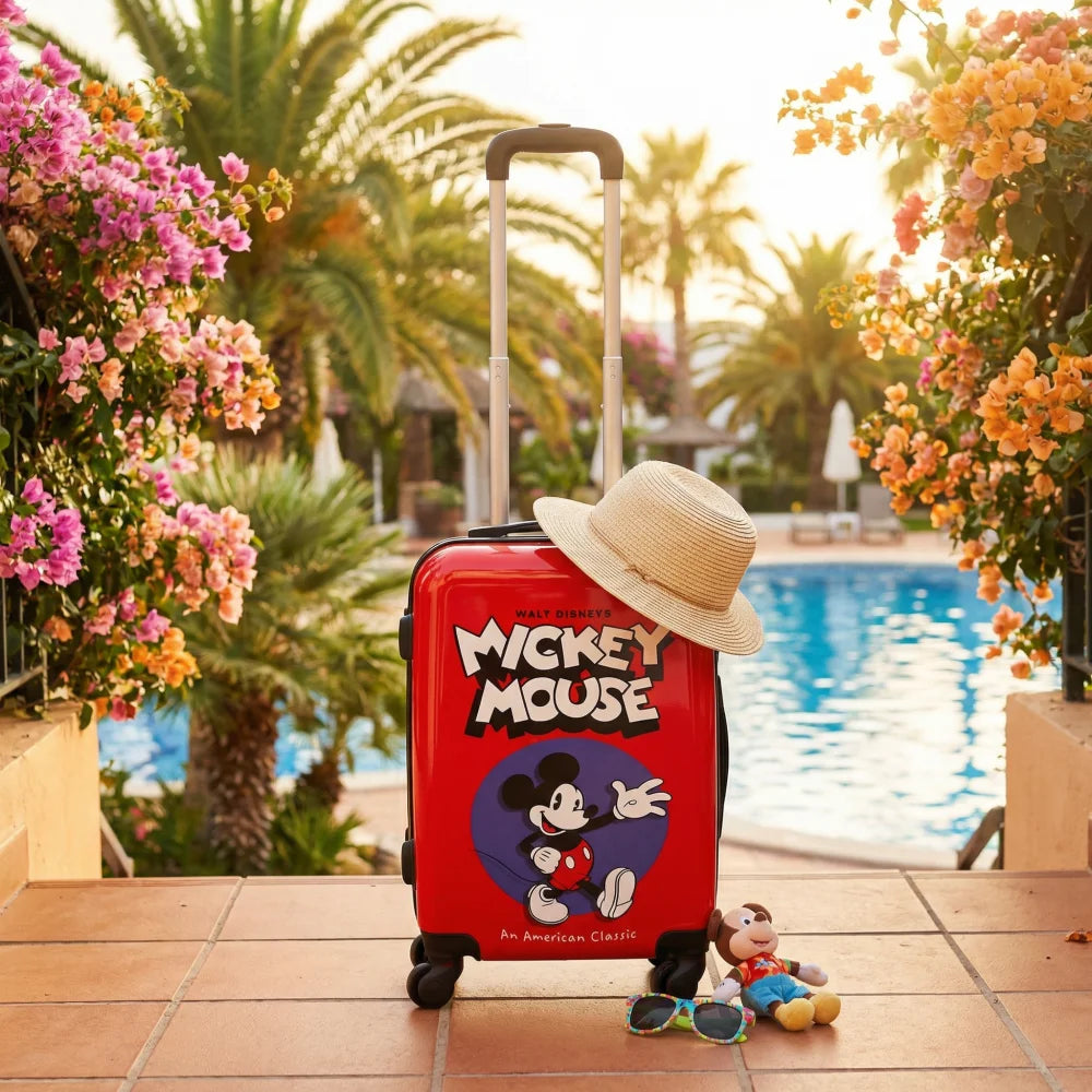 Disney Mickey Maus Reisekoffer Trolley - WS-Trend.de Jungen Kinderkoffer Koffer 360 Grad Rollen