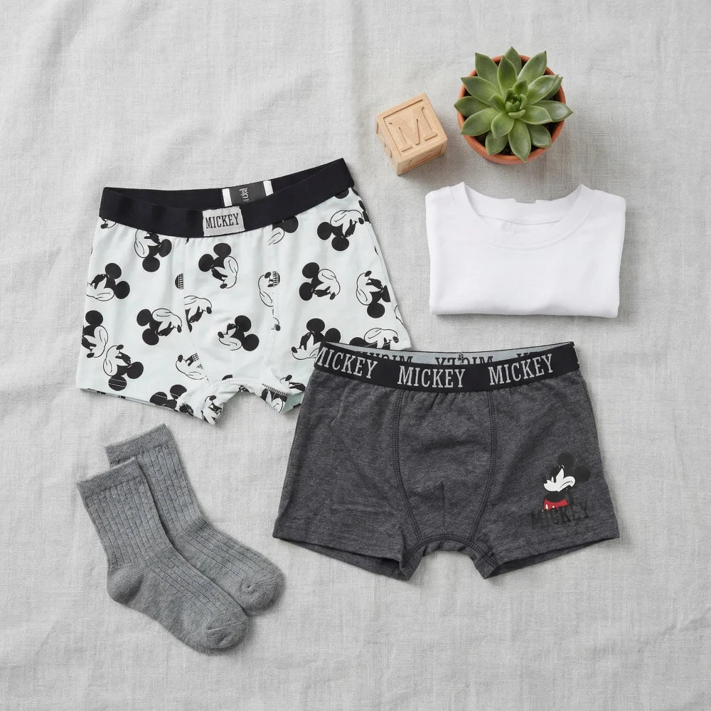 Disney Mickey Maus Boxershorts Unterhose 2er Pack Jungen - WS-Trend.de