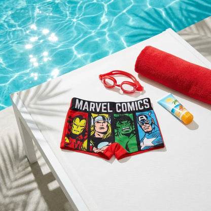 Marvel Avengers Kinder Badehose Badeshorts - WS-Trend.de Captain America Hulk jungen Bademode