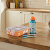 Peppa Wutz Pig 4 teiliges Kinder Set 3 Kammern Brotdose Alu-Trinkflasche Besteck